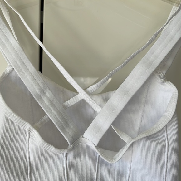 FREE PEOPLE Stay With Me Tank in White Size- XS/Small NWOT - Picture 7 of 16